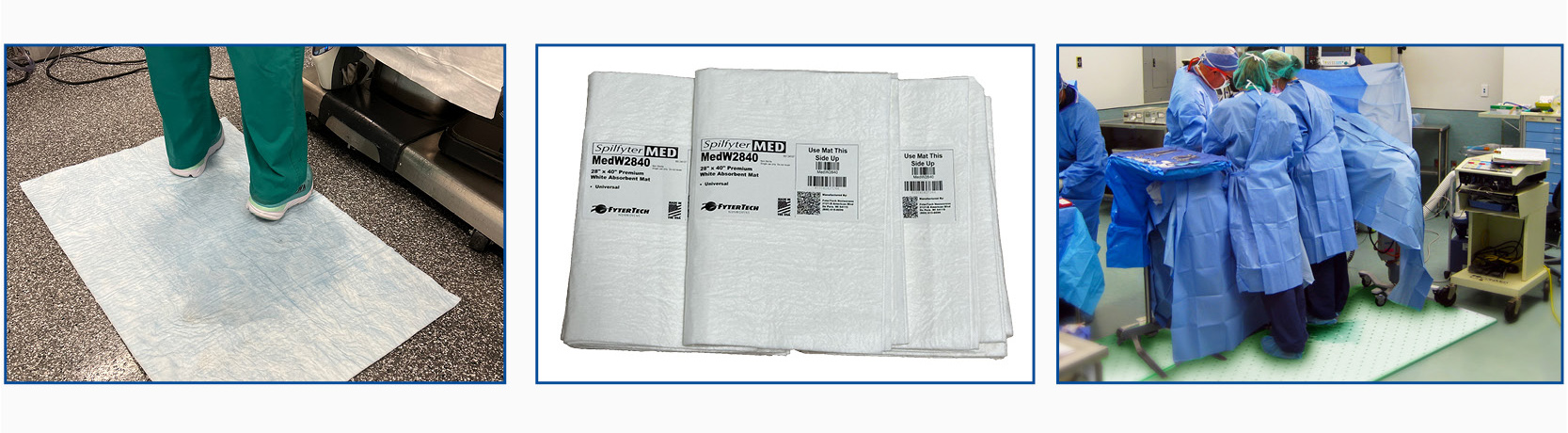 SpilfyterMED Medical Grade Absorbent Mats