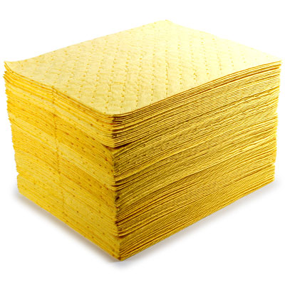 Yellow Chemical Pads for chemical spills