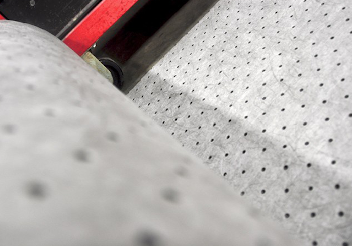 up close shot of absorbent pads