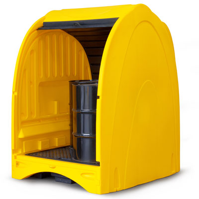 4-Drum Polyethylene All Weather Spill Pallet