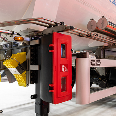 front loading fire box in a manufacturing facility