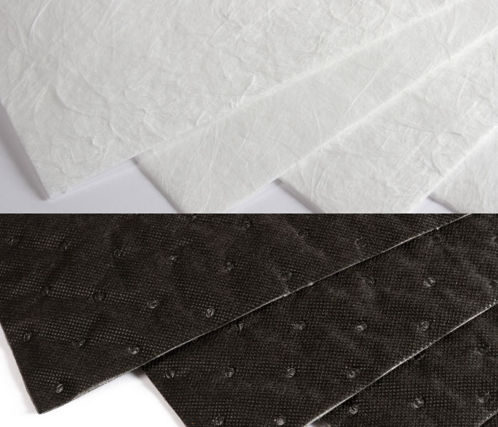 white-black-meltblown-polypropylene-pads