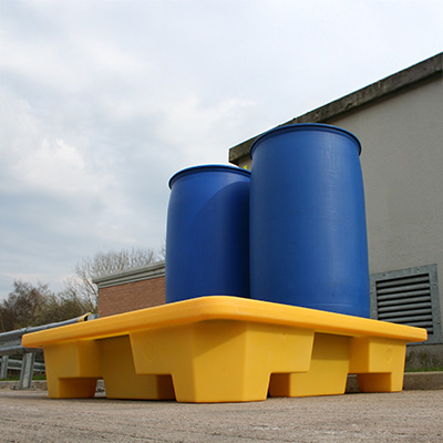 Location image of a 4 drum Spill Pallet